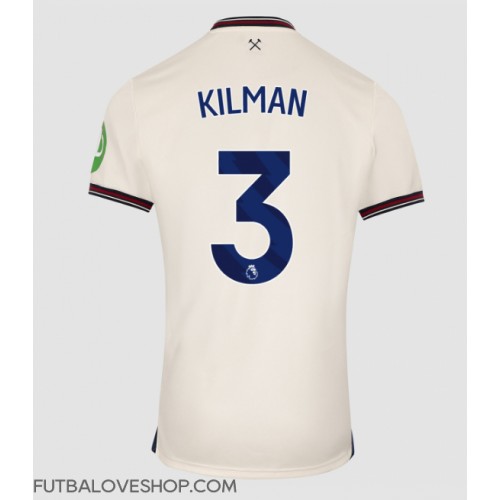 Dres West Ham United Max Kilman #3 Preč 2025-26 Krátky Rukáv